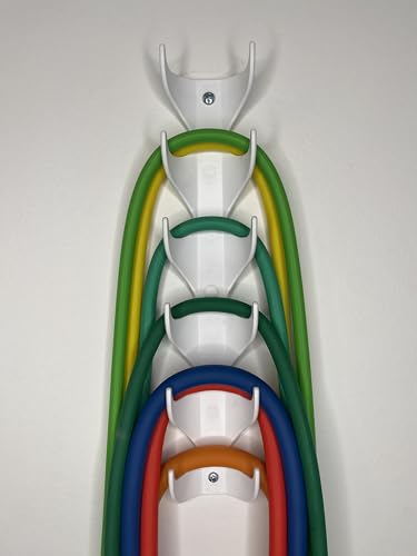 Multi-Functional Vertical Hooks- Made in the USA- Hook Solutions for Simple Organization (White)