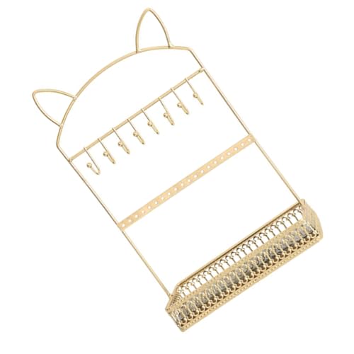 Organisateur de Bijoux pour Colliers et Boucles d'oreilles en Fer Noir