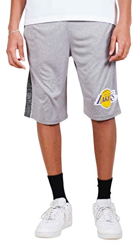 Pantalones cortos de baloncesto transpirables talla XL Ultra Game de malla gris