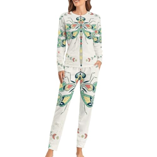 Ensemble de pyjama femme manches longues pour vos soirées cocooning