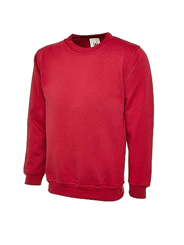 Sweat-shirt enfants manches longues en coton doux uni premium