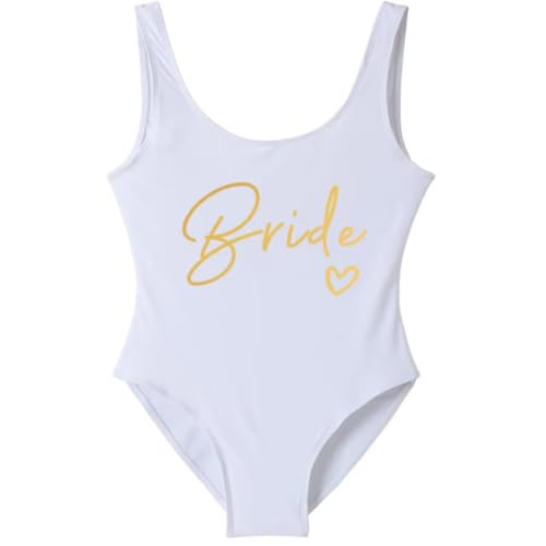 Maillot de bain blanc pour votre enterrement de vie de jeune fille
