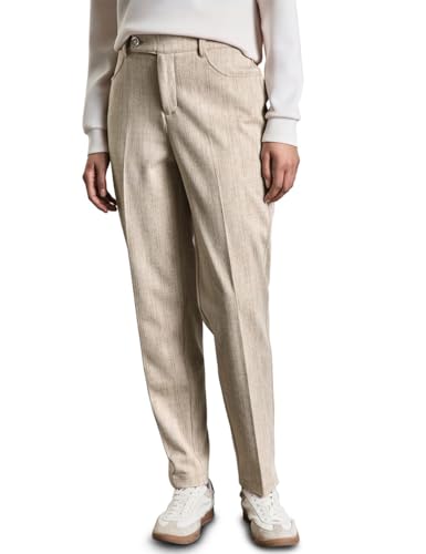 Pantalon Chino Femme Street One A378676 Boutons Casual Chic Tailleur