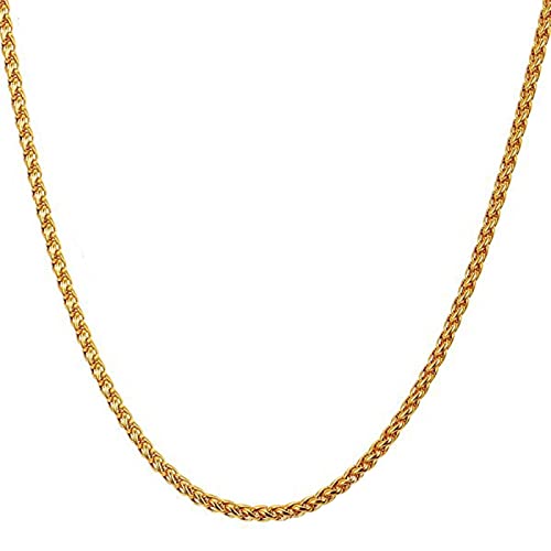 Chain links pour hommes en acier stainless YZYSHHX 18-30 pois