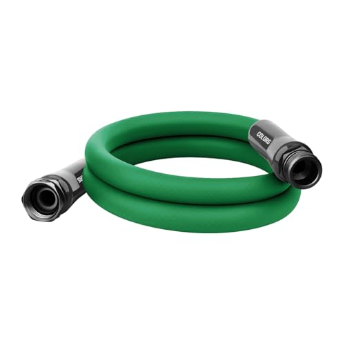 Image of Flexzilla Colors Lead-In Garden Hose 5/8in. x 5ft., Lightweight All-Weather Water Hose, Durable and Flexible, Leak-Free Connections, Forest Green