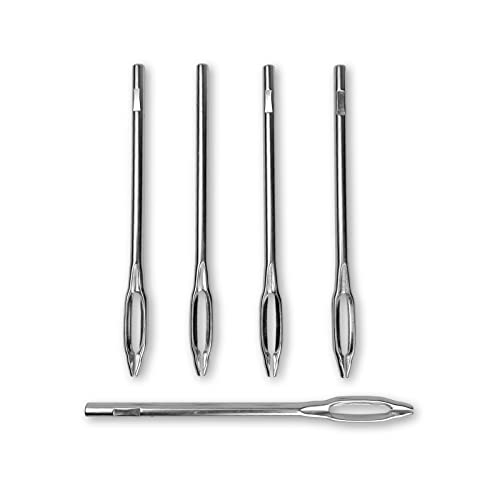 Image of Five (5) Replacement Split Eye Needles for Metal T-Handle Tire Plug Repair Tools by TYK Industries