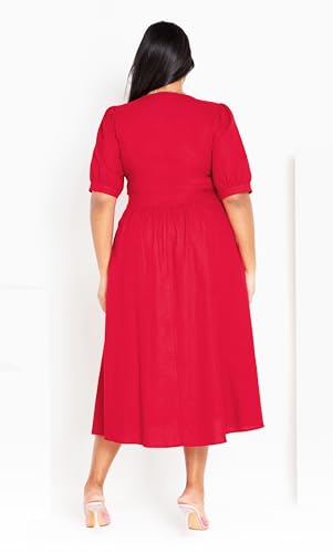 Image of City Chic Women's Plus Size Sunset Stroll Dress