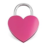 FARBE: Pink - Größe: 60 x 45 x 8 mm, Bügelweite: 38 mm, Durchmesser: 4 mm, Gewicht: 52 g, Material: Metalllegierung nickelfrei, eloxiert, matt mit Chrombügel