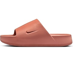 ★Nike★ kam women slides DX4816-100 NEW Women's Size 6 Nike Calm Slide Sandals Mink Brown DX4816
