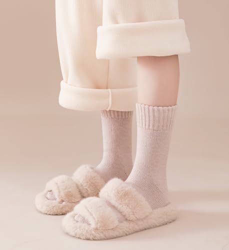 Image of KANAV Women's Warm Winter Thermal Socks - Thick, Soft, Cute & Comfy Slouch Socks