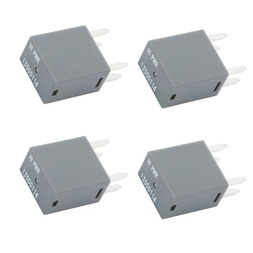 4 pcs 4 pin 13500114 8385 Multi Purpose Relay Compatible with GM LS LT LX SL GT GS Base Formula More Compatible with CHEVY ASTRO AVALANCHE EXPRESS SILVERADO SUBURBAN 1500 2500 3500 BLAZER C1500 IMPALA