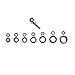 Xinsheinelry Fishing Rod Guide Rings Rod Tip Replacement Fishing Guide Rings for Rod Ceramic Profession Fishing Rod Guides Repair Set