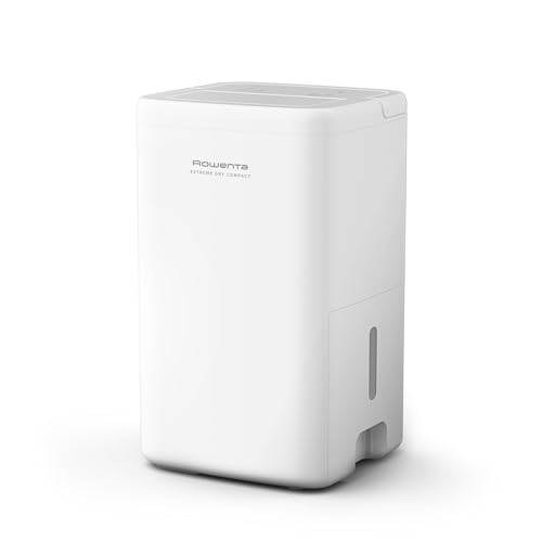 Rowenta Extreme Dry Compact, Déshumidificateur, Performant (14L/jour), Séchage rapide du linge, Suivi facile de l'humidité, DH5250F0, Blanc