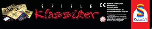 Schmidt Spiele 49120 Spiele Klassiker, Spielesammlung, 2 bis 6 Spieler