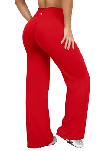 Image of OQQ Yoga Pants Women Casual Soft Straight Leg Bottoms