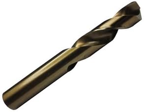 6 Pcs, #47 Cobalt Gold Heavy Duty Split Point Stub Drill Bit, D/Astco47, Flute Length: 11/16"; Overall Length: 1-11/16"; Shank Type: Round; Number of Flutes: 2 Cutting Direction: Right Hand