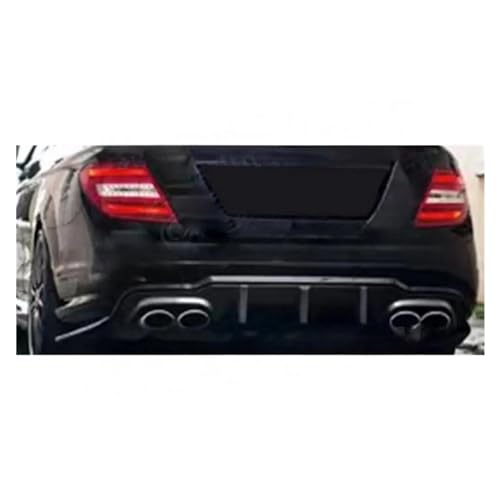 Parachoques trasero Mercedes W204 C63 AMG con difusor de carbono OZCCH de alta gama para 2012-2014 7