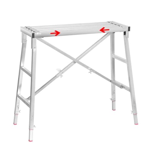 Plateforme de travail pliable portable hauteur réglable tabouret échafaudage intérieur