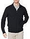Amazon Essentials Herren Leichtes French-Terry-Sweatshirt mit durchgehendem Reißverschluss, Schwarz, XXL