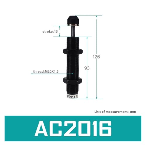 Amortiguador hidráulico serie AC absorción de impactos mecánicos 2