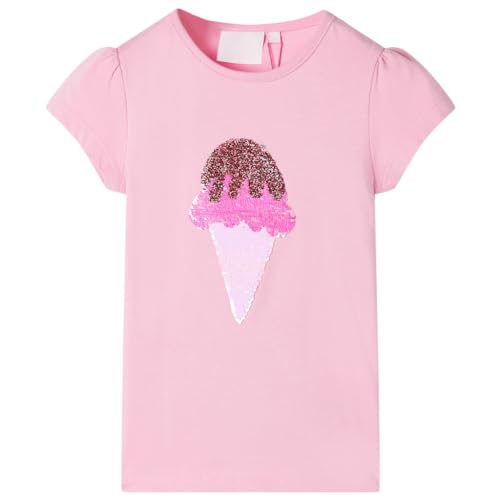 Kinder T-Shirt Rundhalsausschnitt Kurzarmshirt Kindershirt...