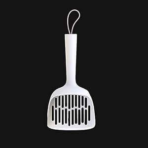 Cature Care by Nature Cat Litter Scoop, Sturdy and Easy to Clean Suitable for All Cat Litter Types White