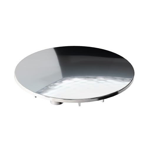 Trapflex Abdeckhaube Ø 115mm aus Kunststoff | Farbe: Chrom | Kompatibel mit Tempoplex Ablaufgarnitur ersetzt Modell 6964.0