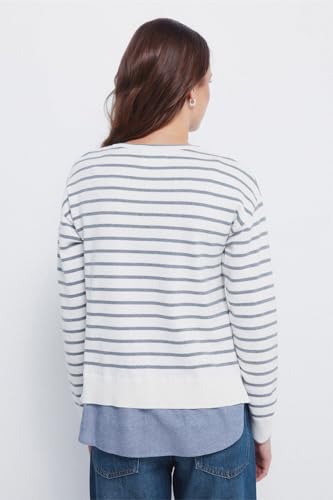 Springfield Short Sleeve T-Shirt with Graphic Front Back Camiseta De Manga Corta, Marrón, S Mujer