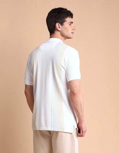 Image of U.S. Polo ASSN. Solid Slim Fit Polo T Shirts for Men - 100% Cotton, Half Sleeves Mens Tshirt