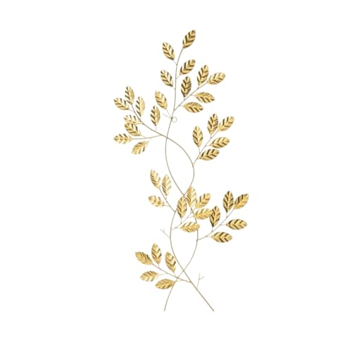 tt tiendatienda Mural Pared RAMAJE Metal Dorado 33 X 1 X 60 CM