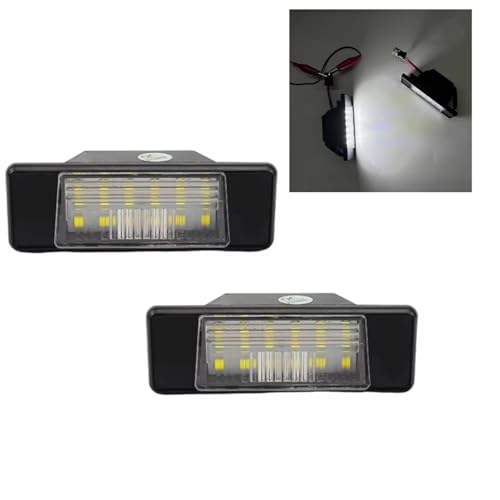 Lámpara para Nissan para Qashqai J10 J11 luz de matrícula blanca 12V recambio LED 2