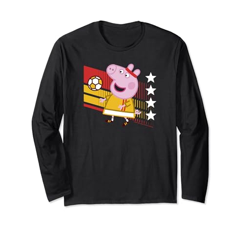T-shirt Peppa Pig Espagne football manches longues pour enfant fan de foot