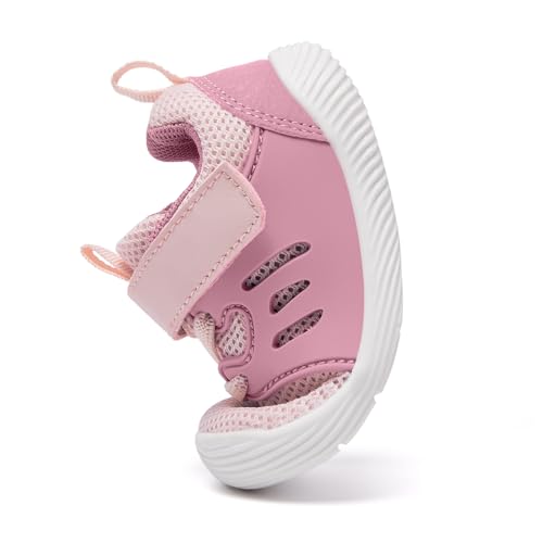 Image of MORENDL Toddler Sneakers Baby Boys & Girls Barefoot Shoes Lightweight Breathable Walking Running Tennis Athletic Sport Shoes Outdoor