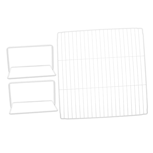VILLCASE Separador de Alambre Ajustable para Congelador Organizador Estable para Frigorífico y Congelador Divisor de Rejilla Metálica para Tiendas y Uso Comercial Maximiza Espacio y Orden