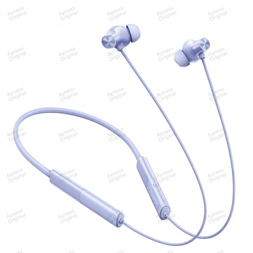 Image of Compatible with Realme 3 Neo Wireless Bluetooth Neckband with Deep Bass Driver, Long Battery Backup, Fast Charging Support, HD Mic for Clear Calls, Lightweight Build(Blue)