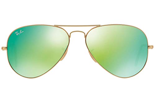 Ray-Ban RB3025 Classic Aviator Sunglasses, Gold Matte, 62 mm3
