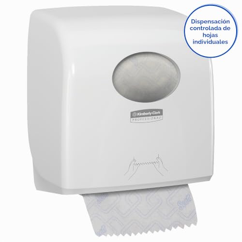 Dispensador Slimroll AQUARIUS* blanco de 25 cm para toallas de papel compactas 7