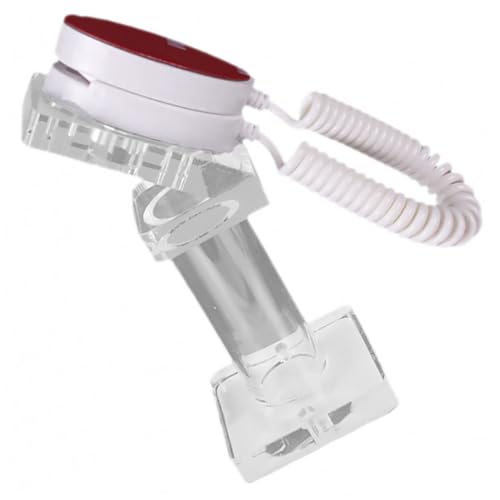 Warmhm Soporte antirrobo para teléfono móvil con alarma de seguridad para exposiciones, estable soporte para teléfono para carga rápida, ideal para ferias y salas de ventas, uso versátil