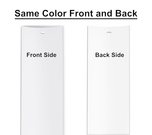 Arregla tus persianas verticales rotas con este pack de 2 lamas de PVC blanco de alta resistencia 5