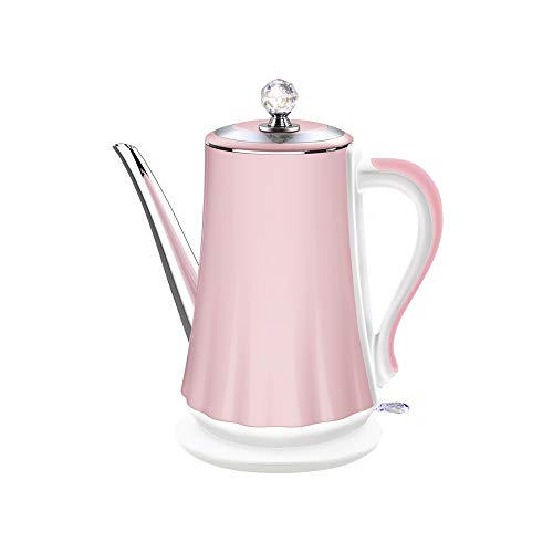 Hervidor eléctrico de agua 1.4L acero inoxidable miniatura 1