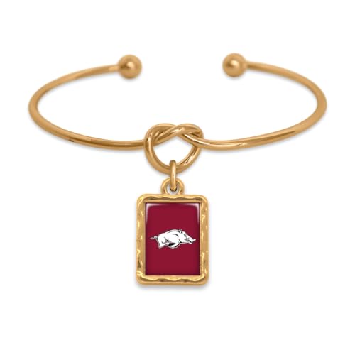 From the Heart Arkansas Razorbacks Vivian Gold Cuff Bracelet Licensed Gift UA