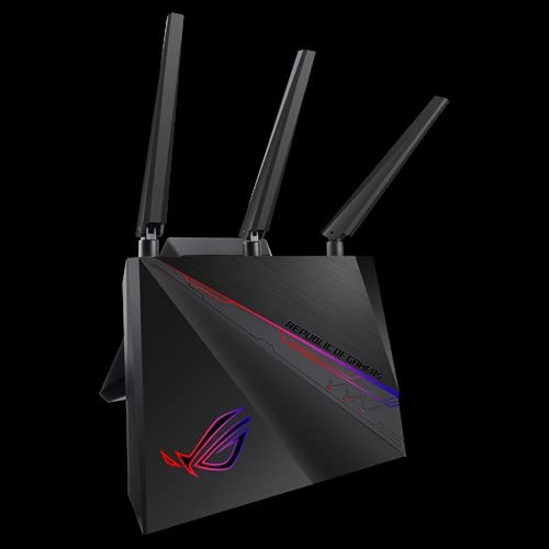 ROG Rapture GT AC2900 Router Gaming, Dual-Band, 2900Mbps, Tripla VLAN, AiProtection Pro, Ai Mesh, VPN Fusion, Open NAT, Game Radar, Aura RGB - Router - Immagine 4