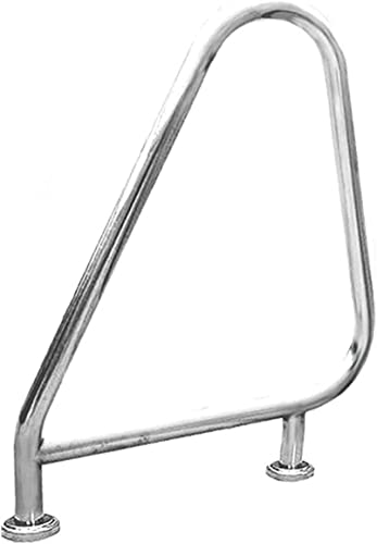Baranda para Piscina de Acero Inoxidable 304 con Base y Cubiertas miniatura 1