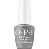 OPI GelColor Super Matte Top Coat | LED Cure Gel Nail Polish with Matte Finish | Protects Color, Nail Art & Prevents Chipping | 0.5 Fl Oz