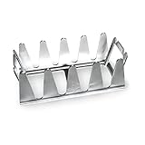 BBQ Rescher Bavarian Rescher - Multi Grill Rack Robustes Edelstahl, leichte Reinigung | Idealer Winkel für Fleisch, Ganz einfach indirekt Grillen | Maximaler Grillgenuss & wirklich krosse Krusten