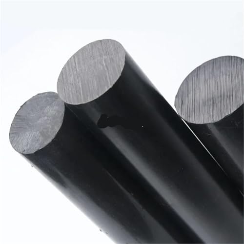 Barre en nylon noire PA6 ronde de 500 mm pour réparer et restaurer vos équipements d'atelier
