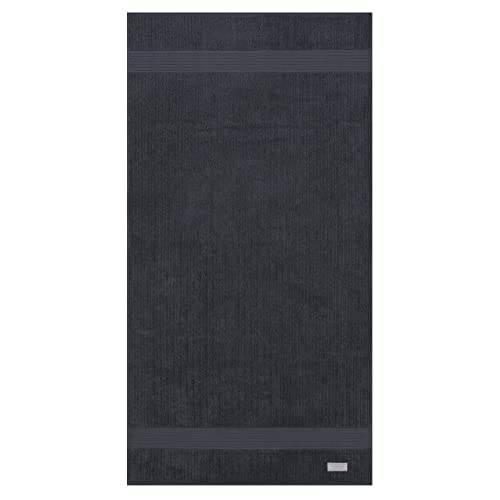 Jogo de Toalhas Buddemeyer Fio Penteado Canelado Gigante Grafite 2 Peças