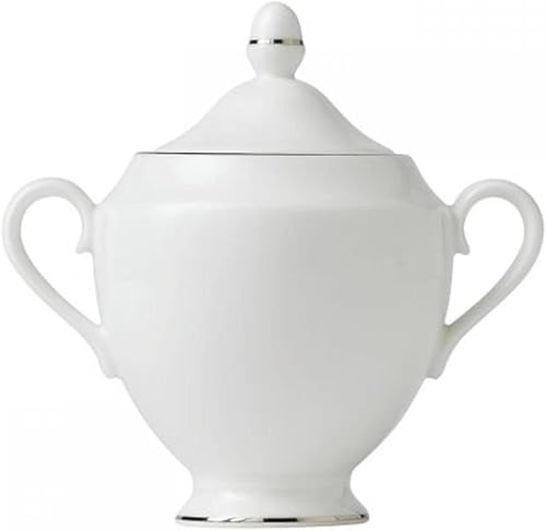 Miniatura 1 de Wedgwood Signet Bone China Platinum Platter azucarera Platino Signet Blanco