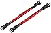Traxxas 8997R Toe Links, Wide Maxx (Tubes 6061-T6 Aluminum (Red-Anodized))