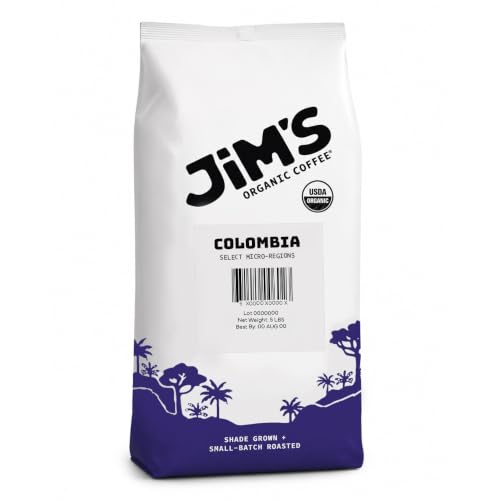 Jim’s Organic Coffee Colombian Single Origin 5 lb